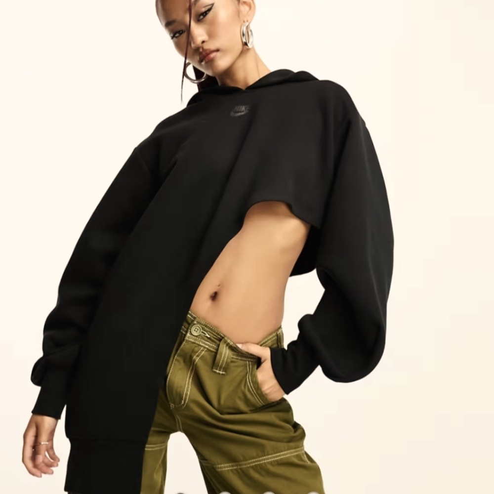 Nike Tech Fleece Asymmetrical Oversized Hoodie